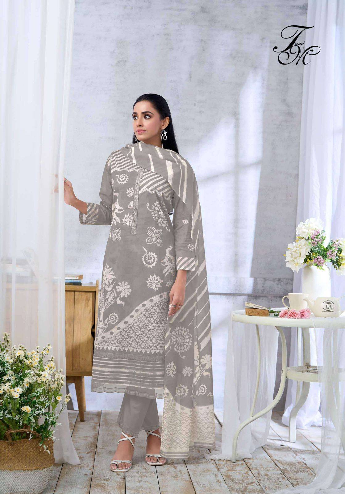 MEHKA SAFAR By T&M 528 TO 533 series Beautiful Festive Suits Stylish Colorful Fancy Casual Wear Organdy Digital Print Dresses At Wholesale Price